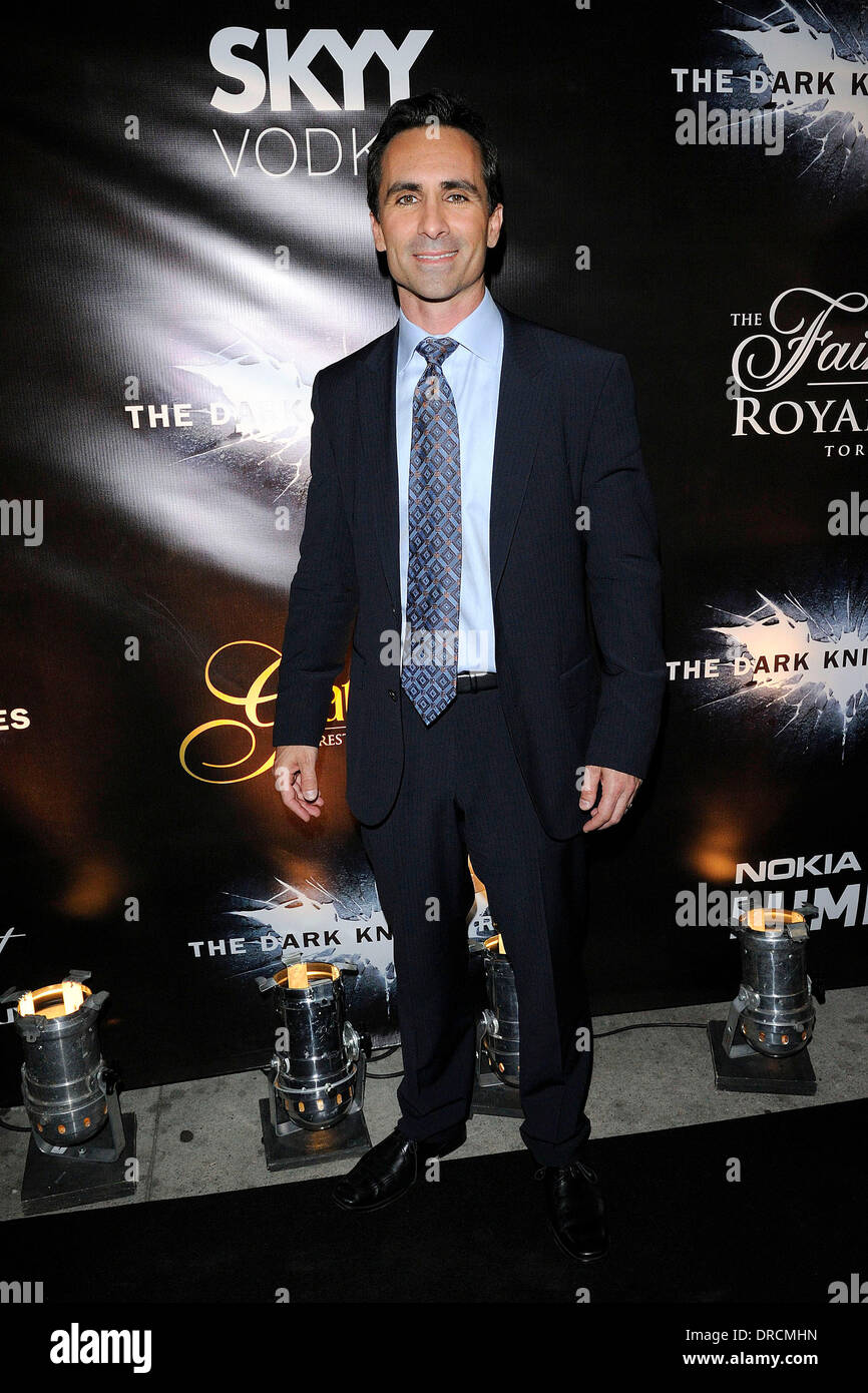 Nestor Carbonell 'The Dark Knight sorge' Canadian premiere after party in un King West Hotel. Toronto, Canada - 18.07.12 Foto Stock