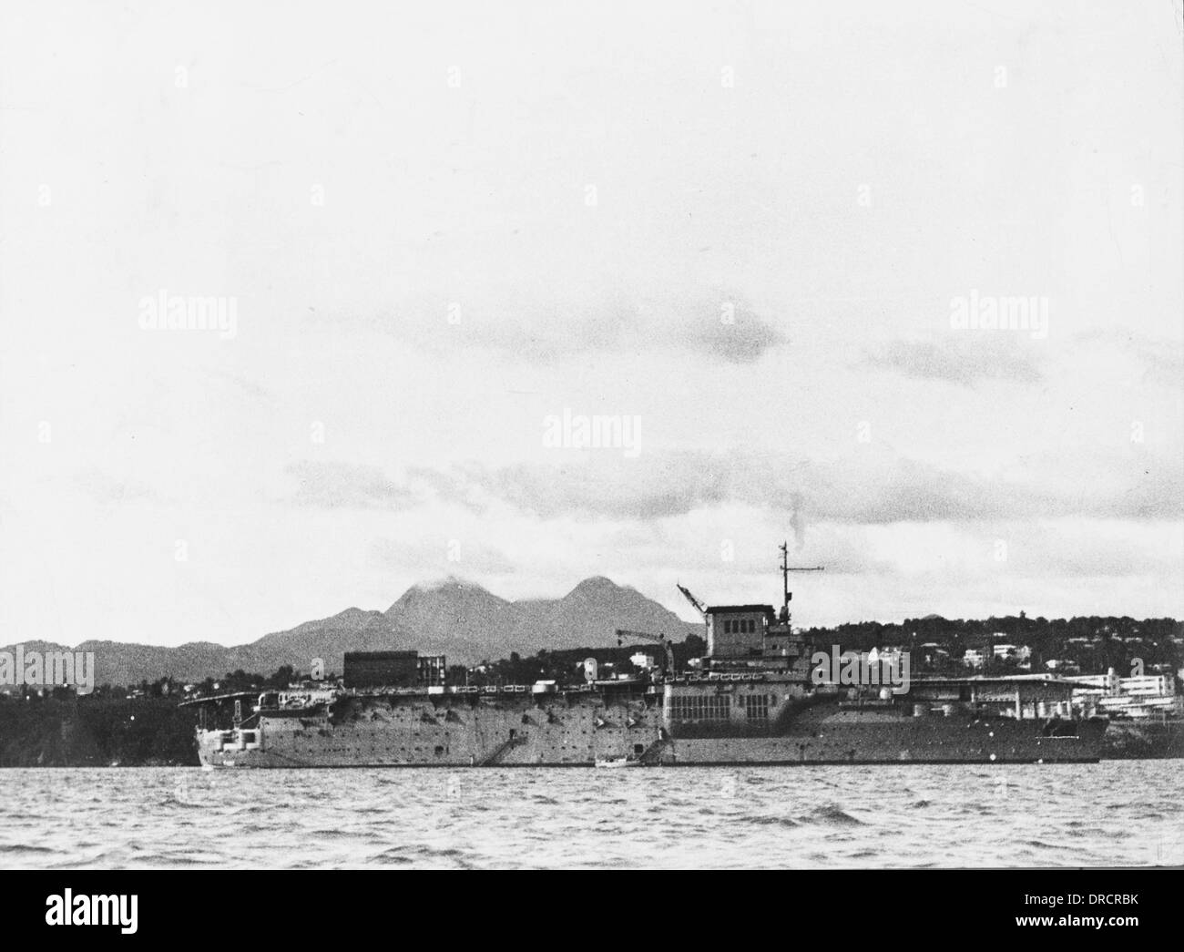 Portaerei francese durante la seconda guerra mondiale Foto Stock