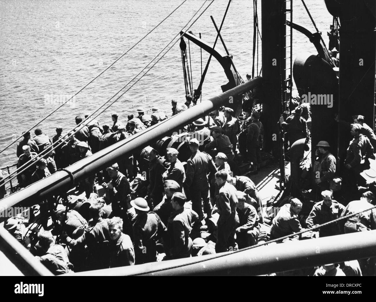 Evacuazione di Dunkirk durante la seconda guerra mondiale Foto Stock