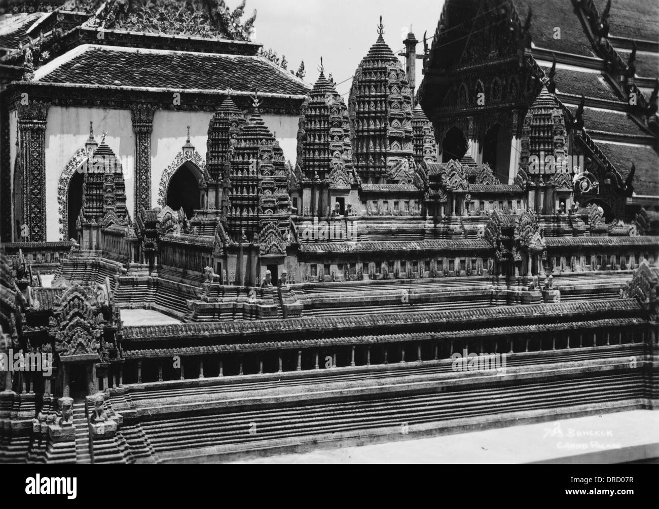 Bangkok Royal Palace - Modello di Angkor Wat Foto Stock