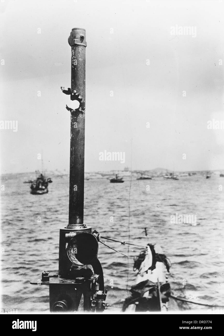 Vista dalla Marina Britannica della PRIMA GUERRA MONDIALE Foto Stock