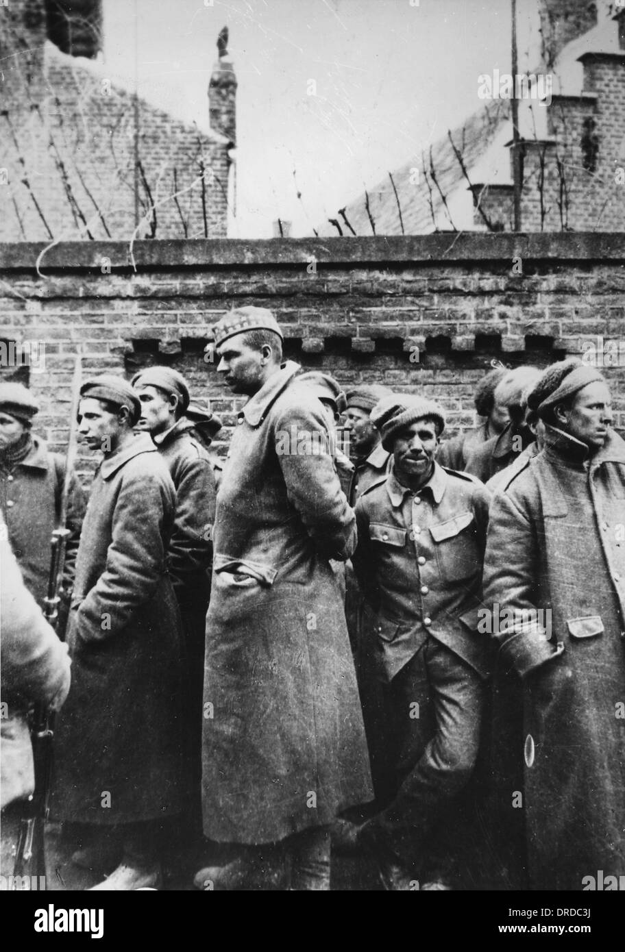 Ypres prigionieri della PRIMA GUERRA MONDIALE Foto Stock