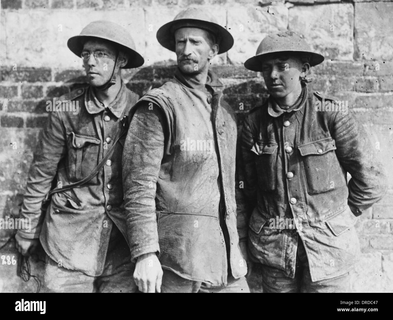 Prigionieri britannici WWI Foto Stock