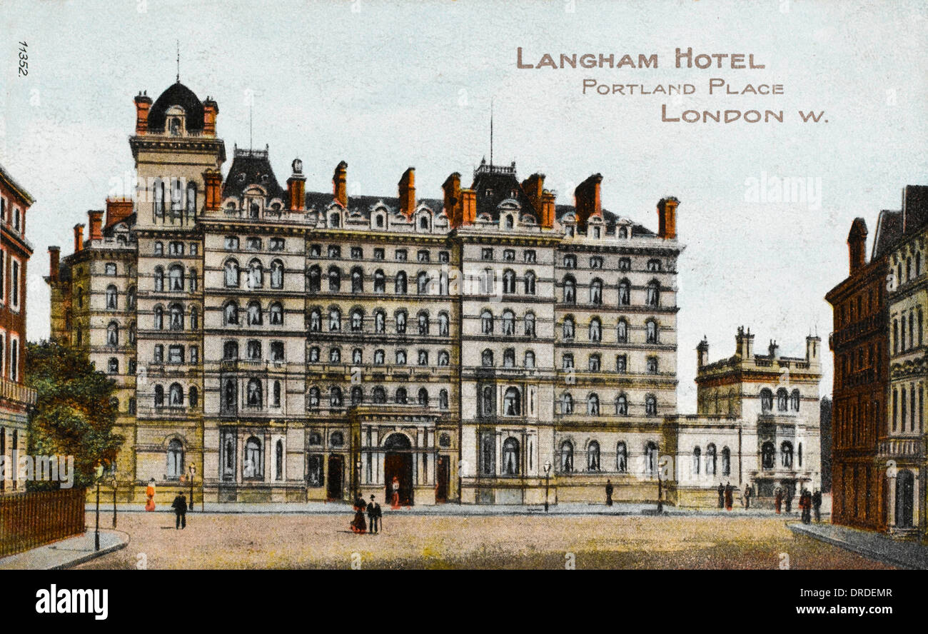 Langham Hotel - Portland Place, Londra Foto Stock