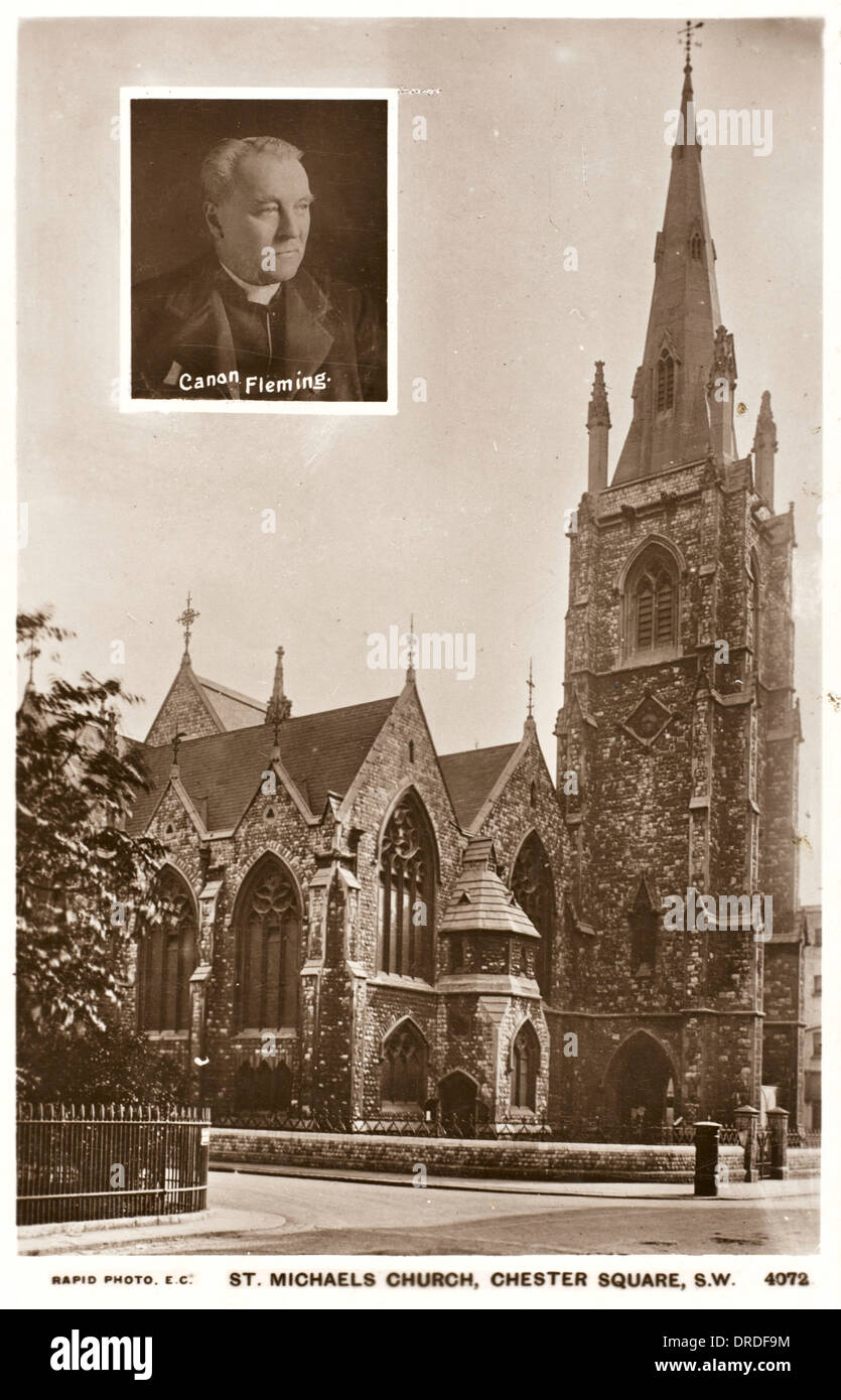 La Chiesa di San Michele, Chester Square, Pimlico, Londra Foto Stock