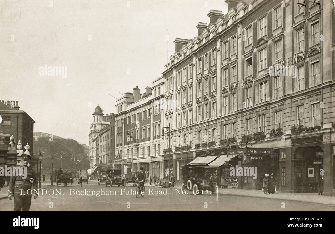 Buckingham Palace Road, Pimlico, Londra Foto Stock