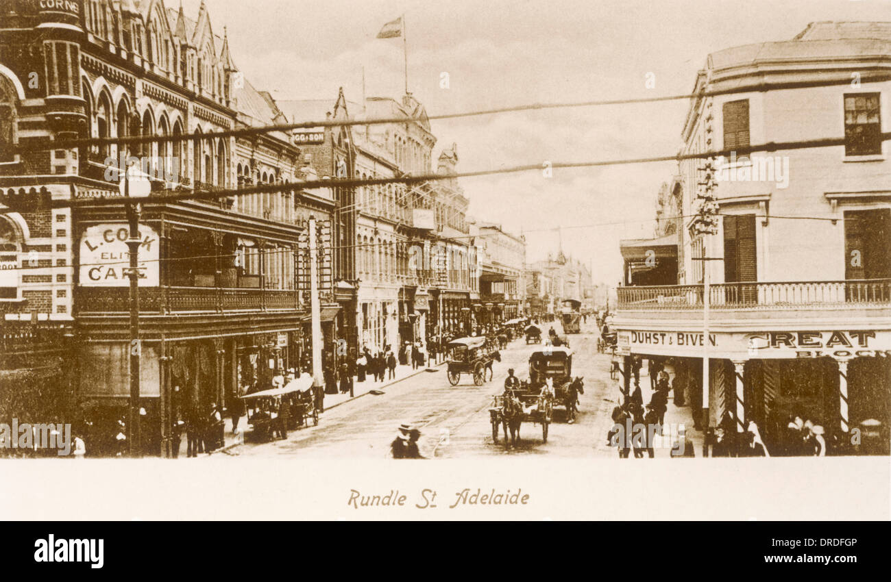 Adelaide del XIX secolo Foto Stock