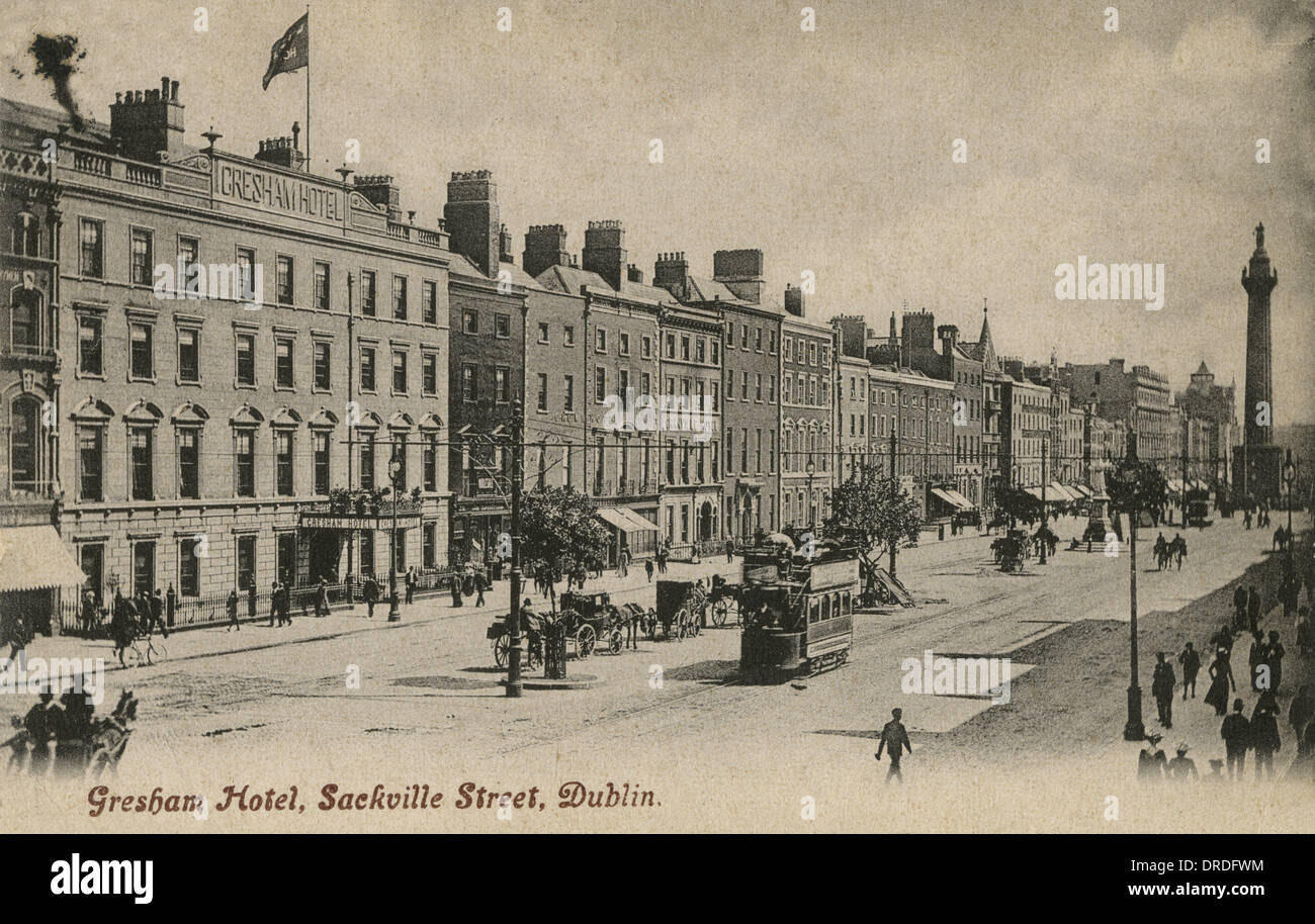 Dublino - Sackville Street - Gresham Hotel Foto Stock