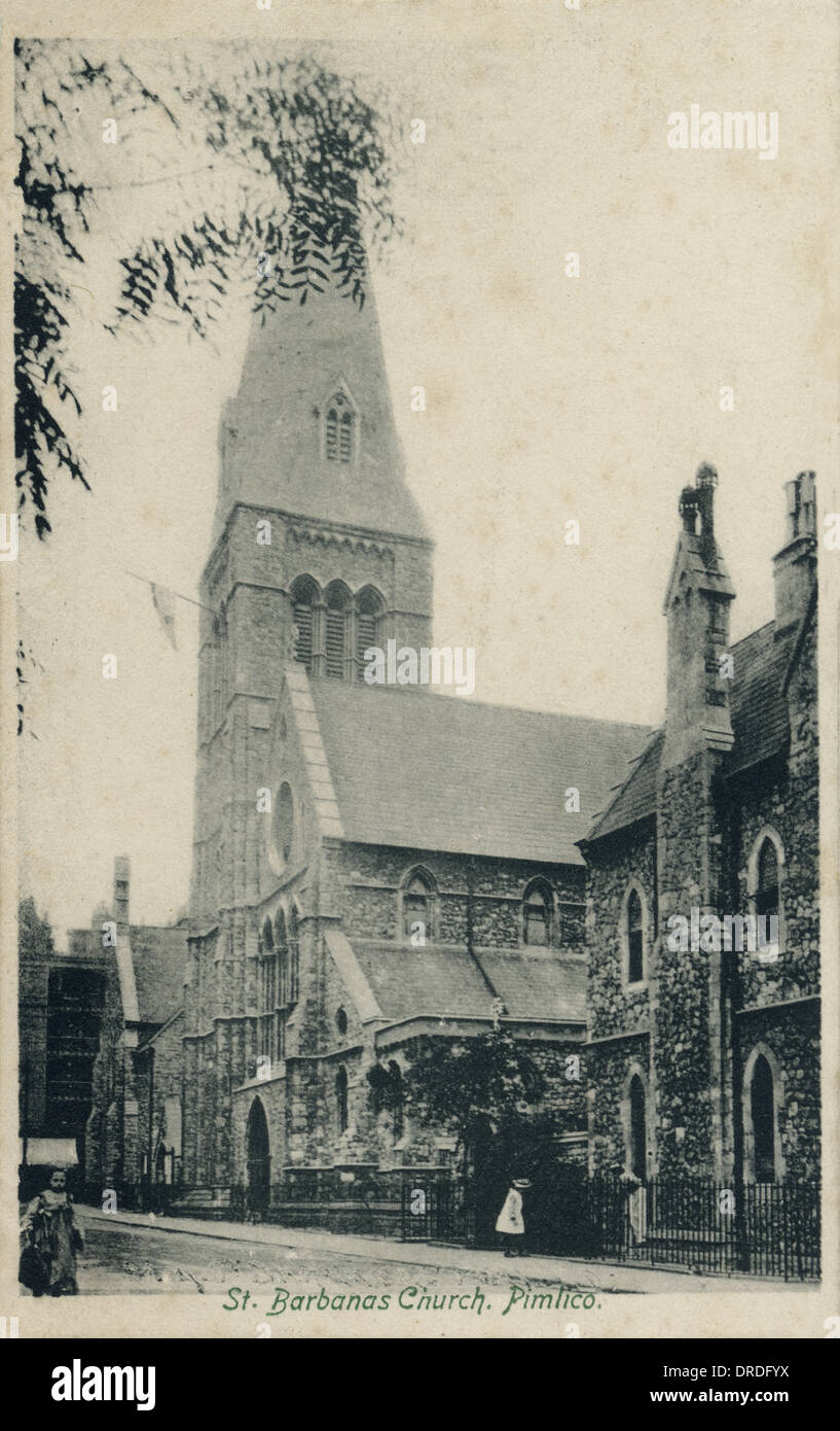 St Barnabus, Pimlico, Londra Foto Stock