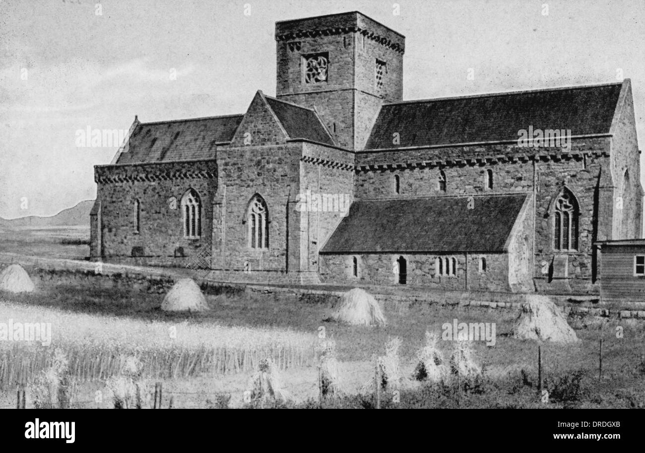 Scozia - Chiesa abbaziale - St Mary, Iona Foto Stock