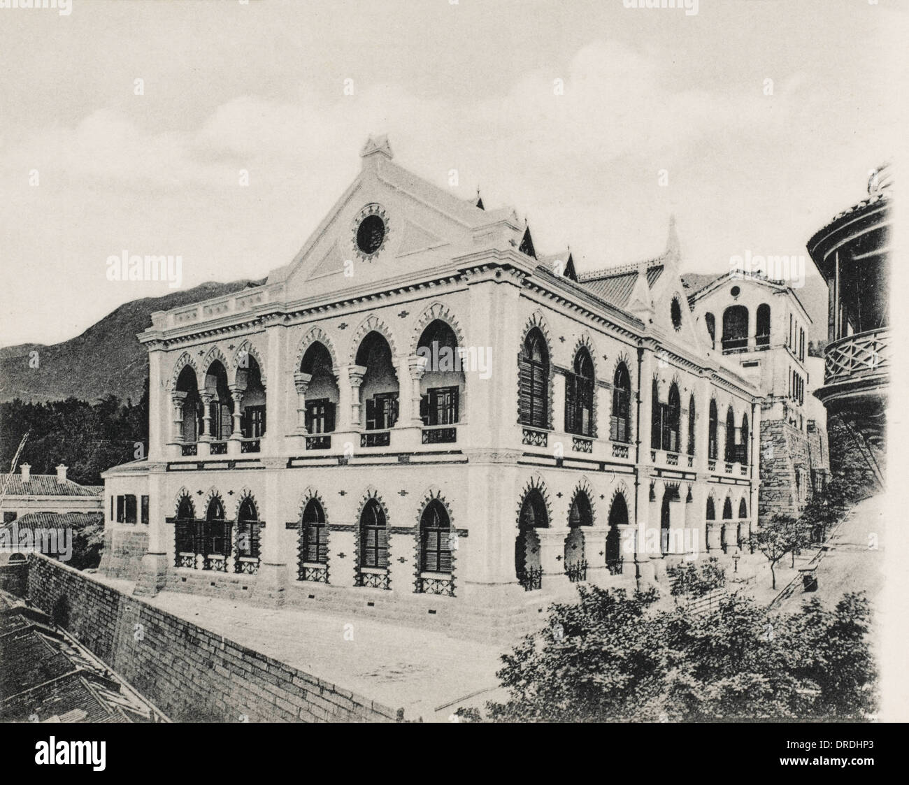 Il Club tedesco, Hong Kong, Cina Foto Stock