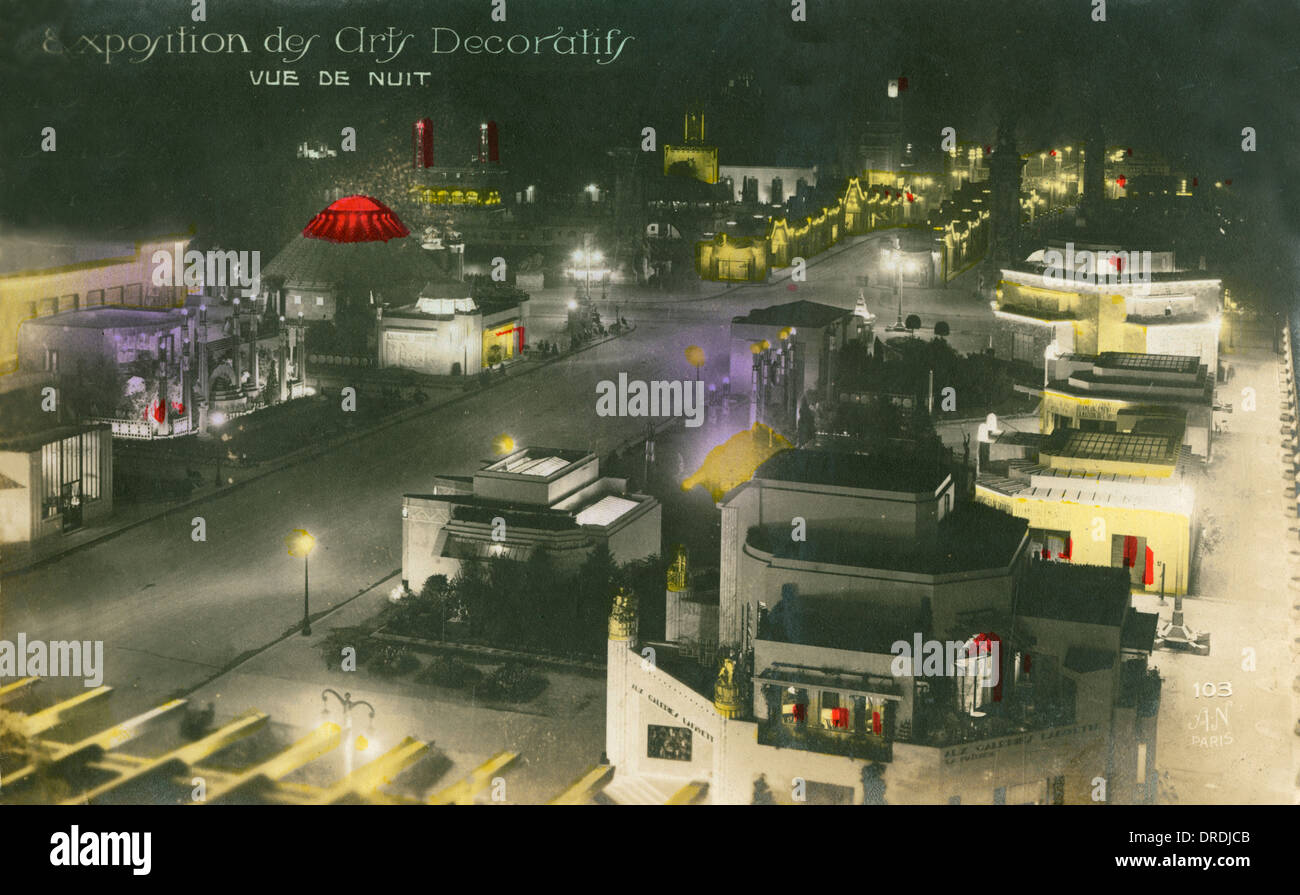 1925 Mostra di Arti decorative - Parigi Foto Stock