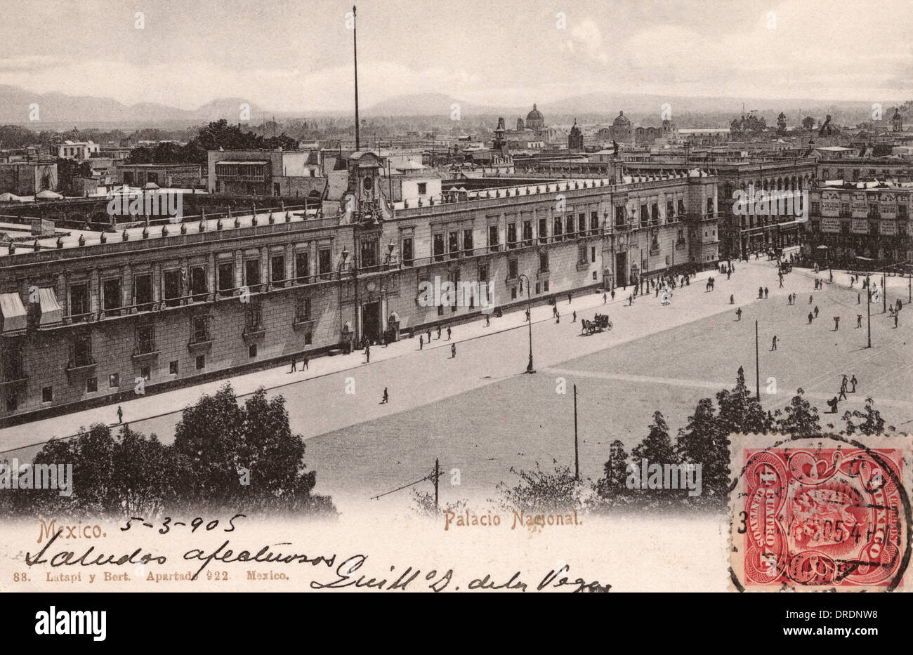 Città del Messico - il National Palace Foto Stock