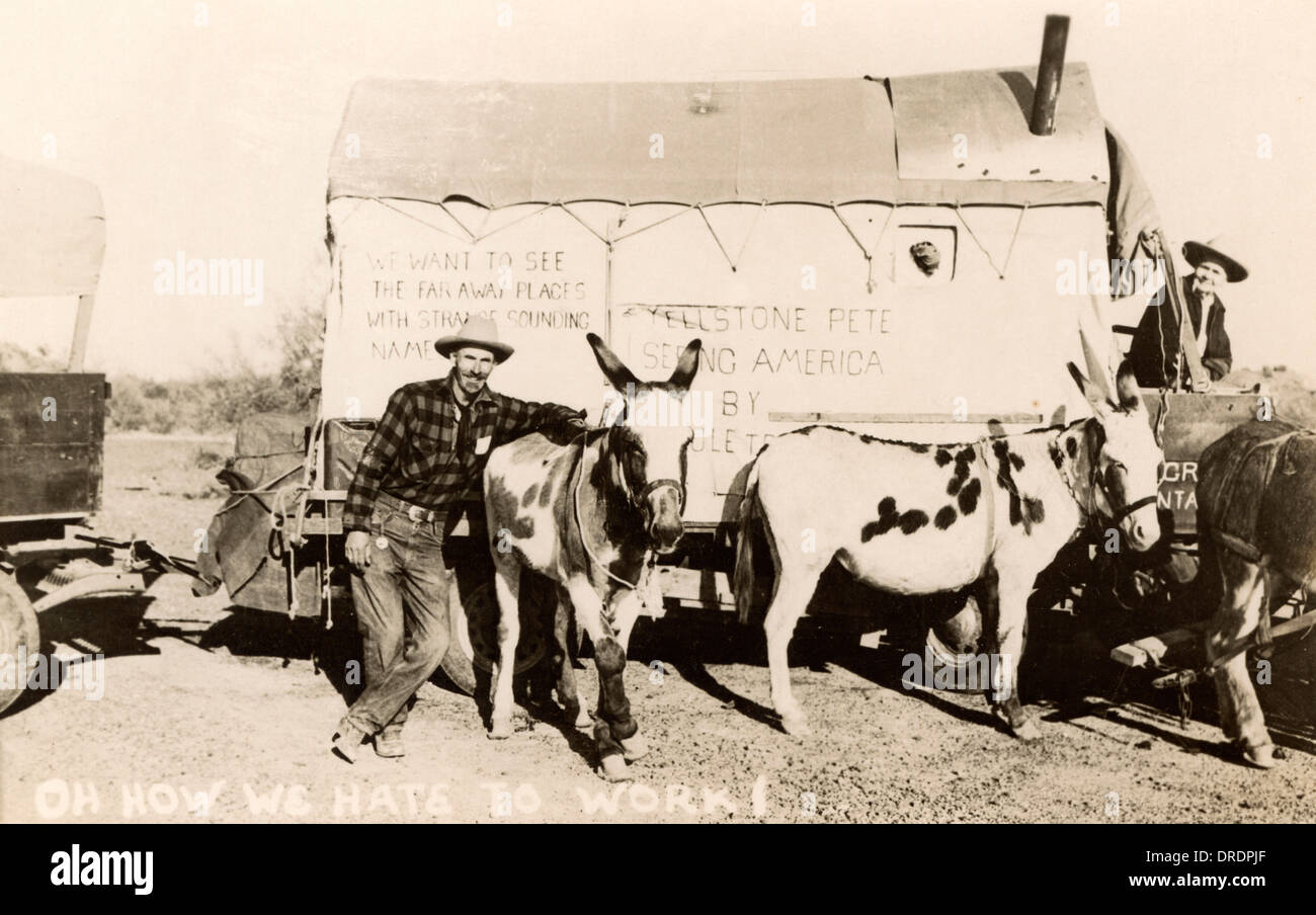 Yellstone Pete - In cammino attraverso l'America Foto Stock