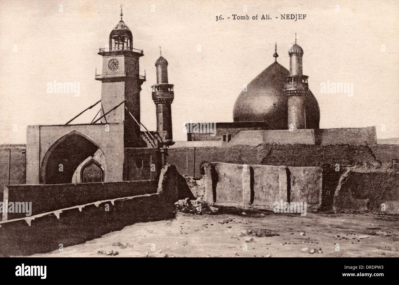 Tomba di Imam Ali, a Najaf in Iraq Foto Stock