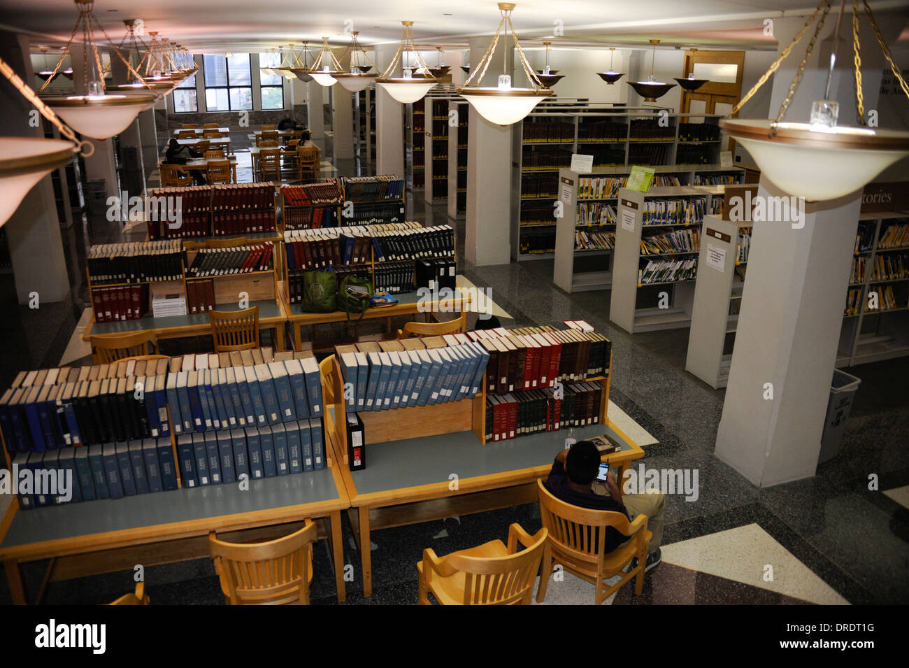 Chicago Public Library di Harold Washington Library Center in downtown Chicago, Illinois Foto Stock