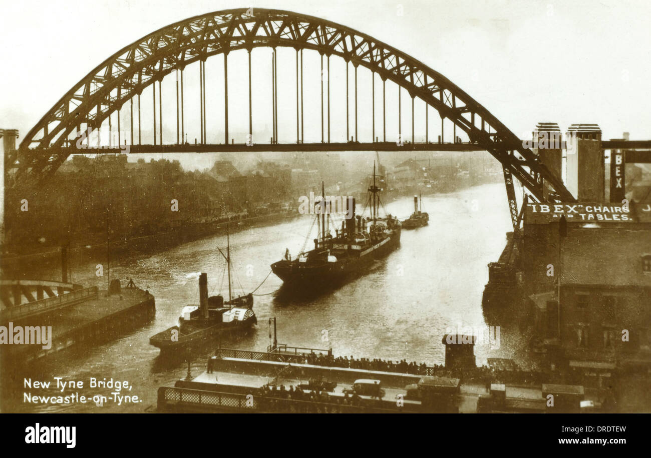 Il nuovo Tyne Bridge, Newcastle upon Tyne Foto Stock