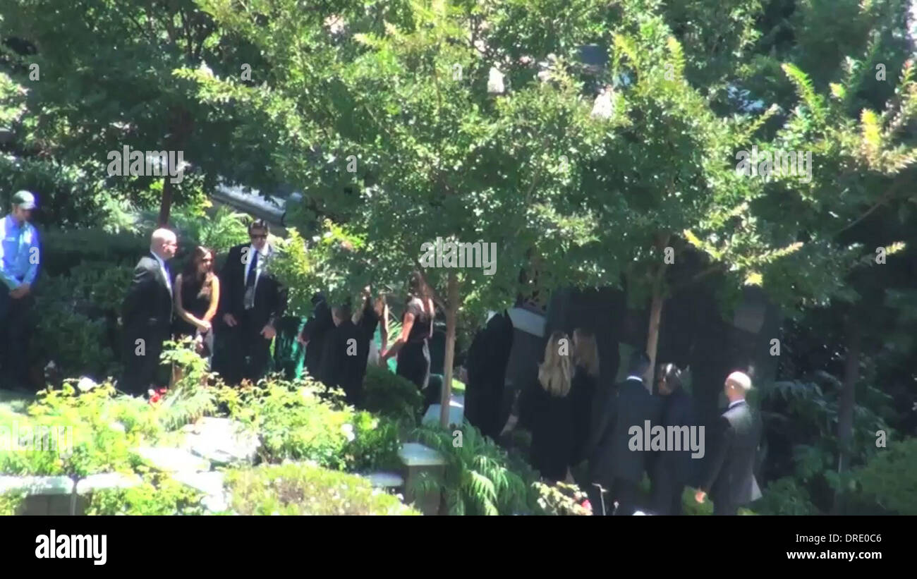 Il funerale di Sage Stallone di San Martino di Tours chiesa cattolica