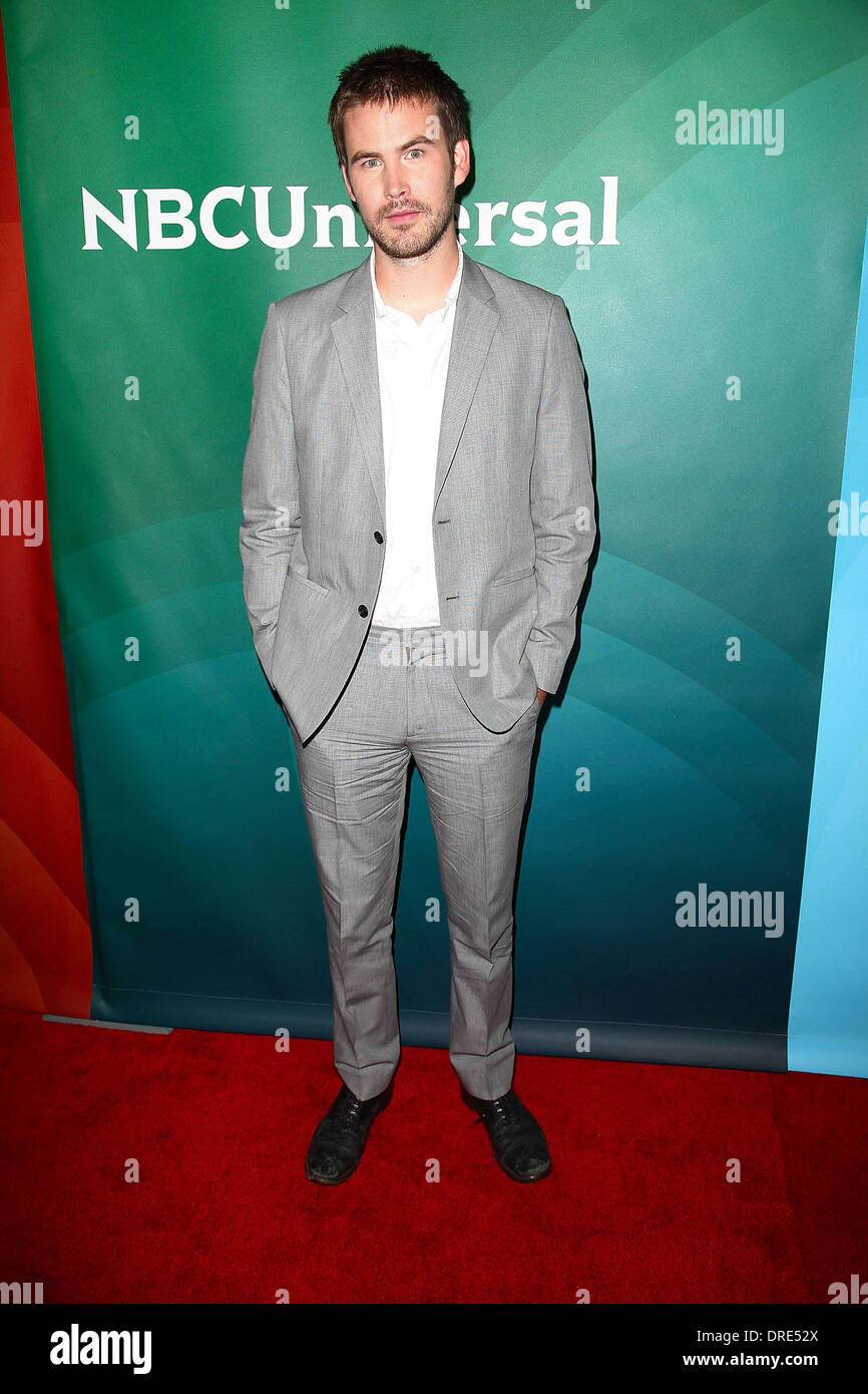 Zach Cregger NBC Universal press tour presso il Beverly Hilton Hotel di Beverly Hills, la California - 24.07.12 Foto Stock