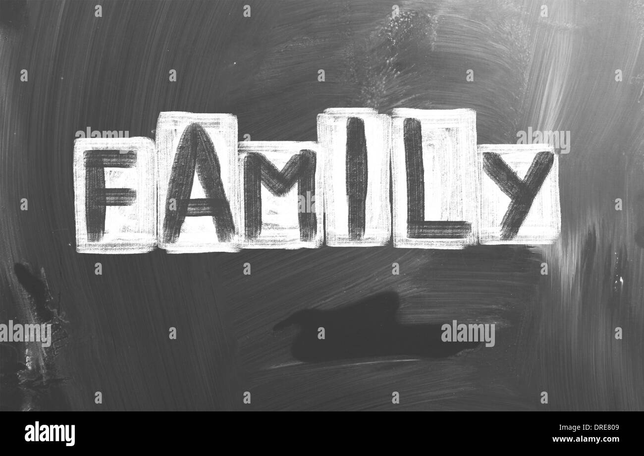 Concetto di famiglia Foto Stock