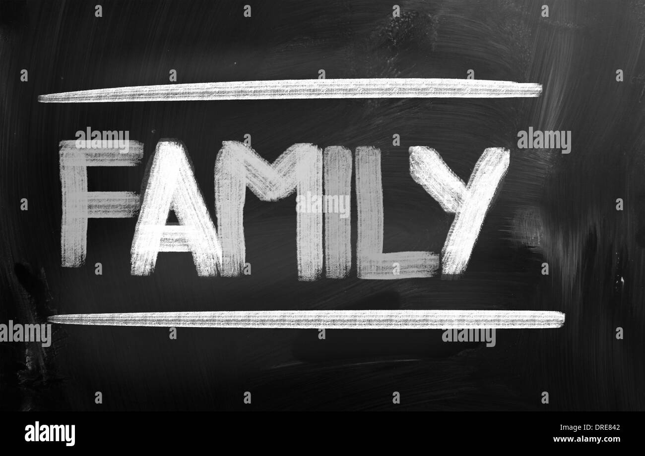 Concetto di famiglia Foto Stock