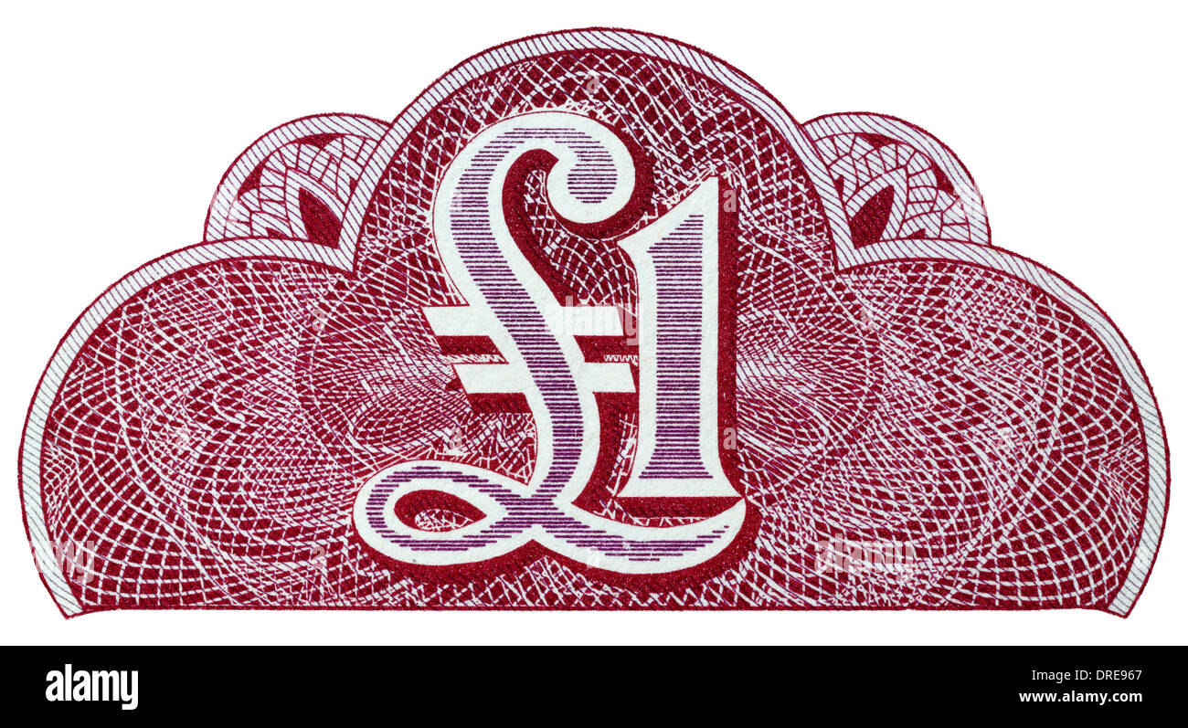 Numero 1 da 1 libbra di banconota, forze armate britanniche, 1962 Foto Stock