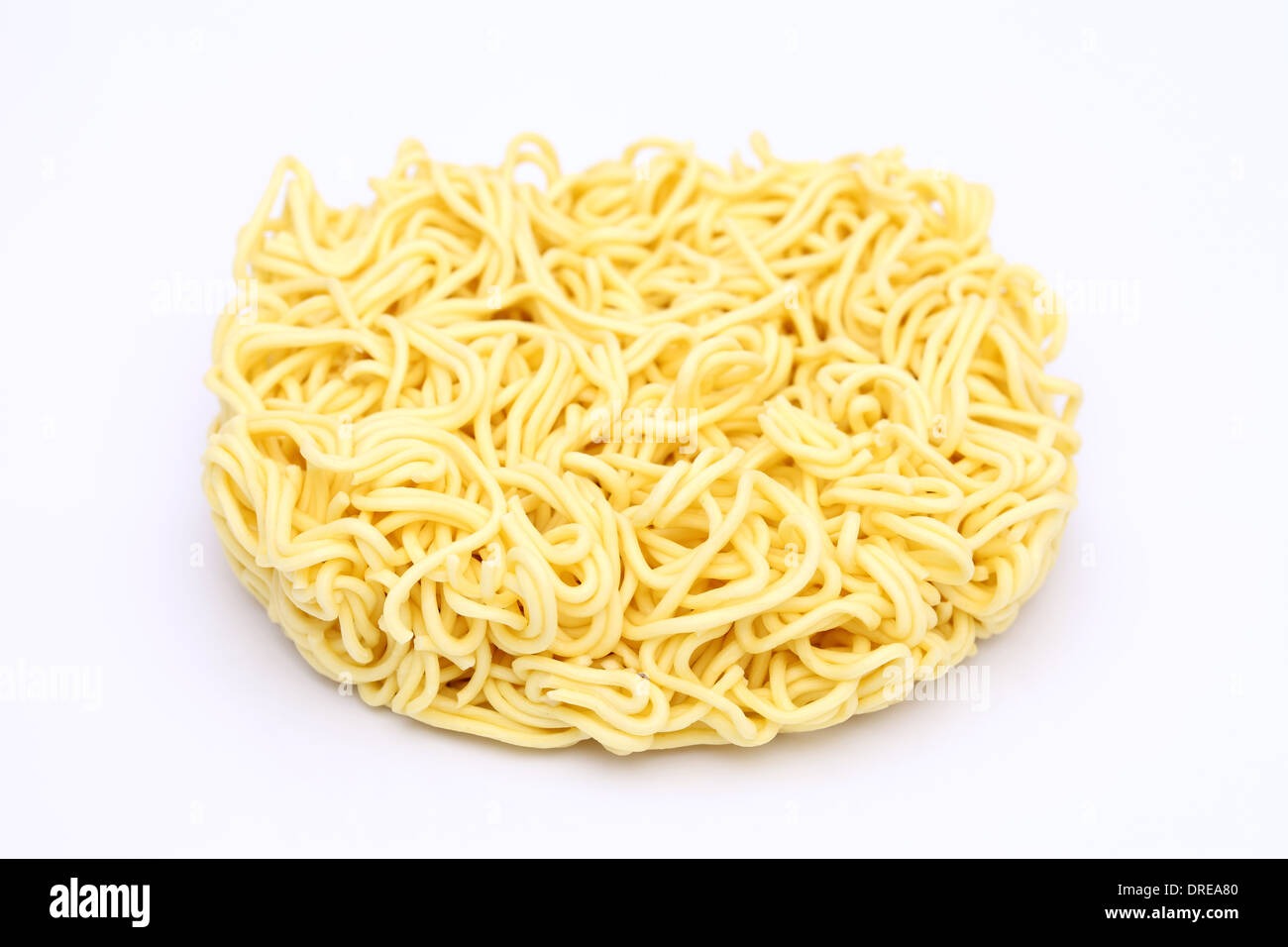 Essiccato tagliatelle istante Foto Stock