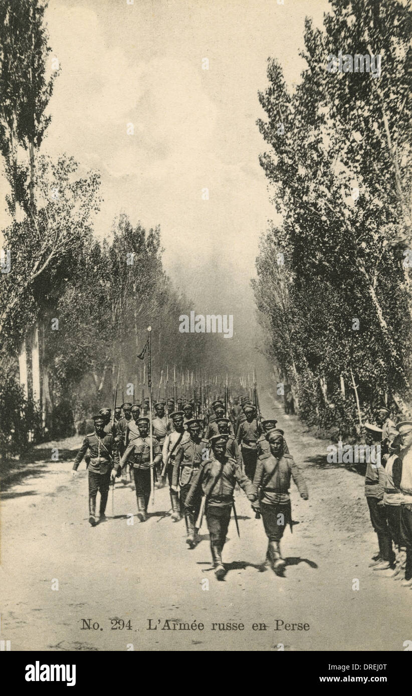 Soldati russi in Iran Foto Stock