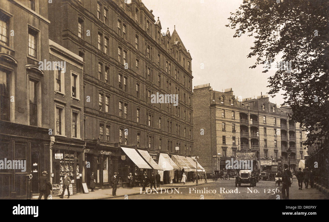 Pimlico Road, Londra Foto Stock