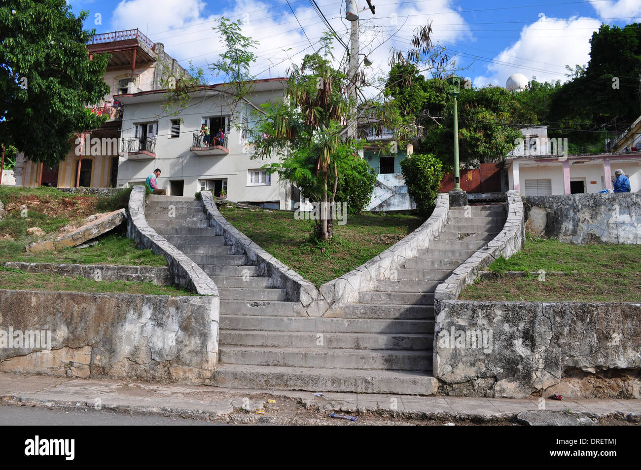 L'Avana, Cuba: architettura urbana e del paesaggio nella Casa Blanca distretto della città. Foto Stock