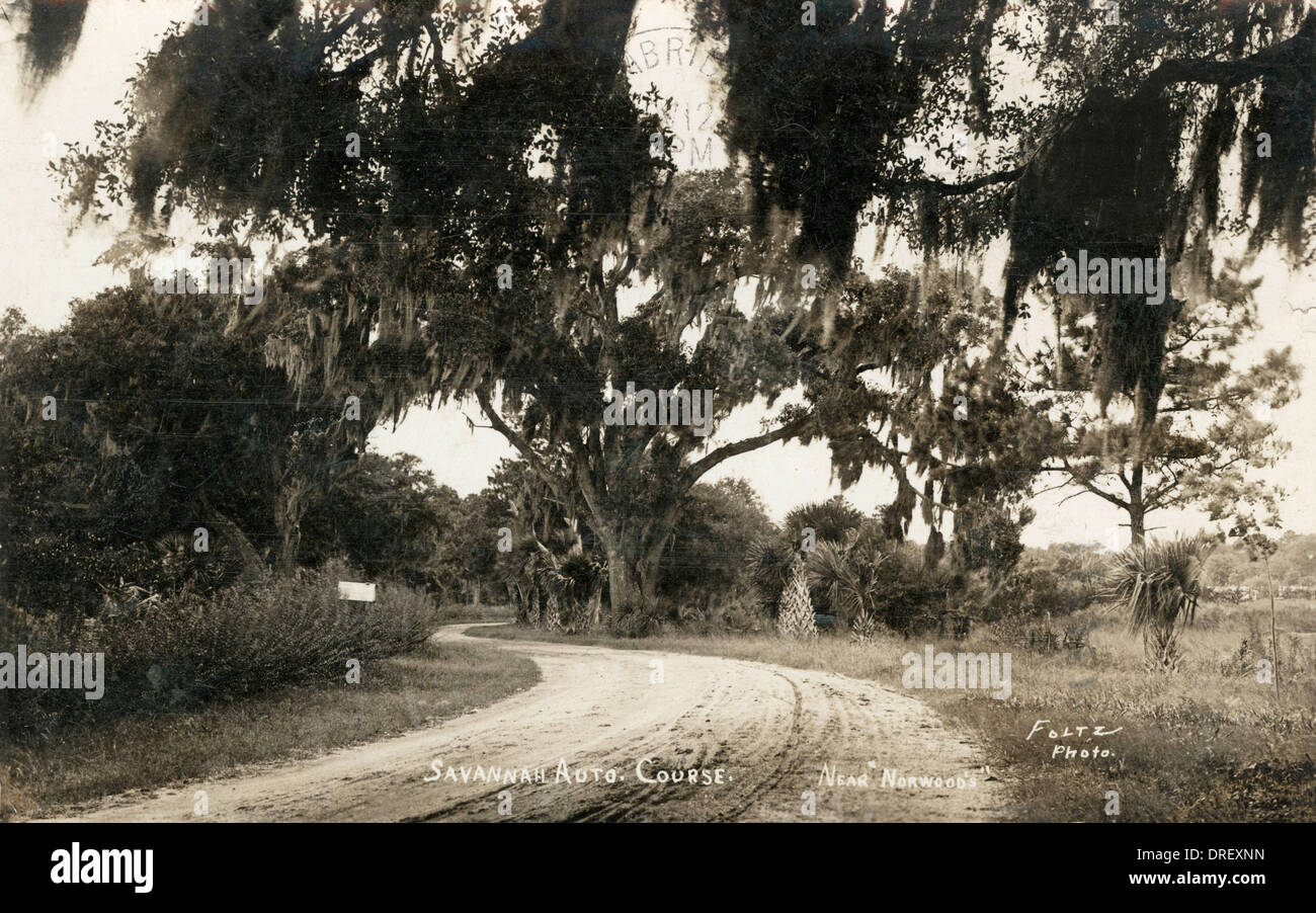 Americhe maggiore corso di automobile, Savannah in Georgia. Foto Stock