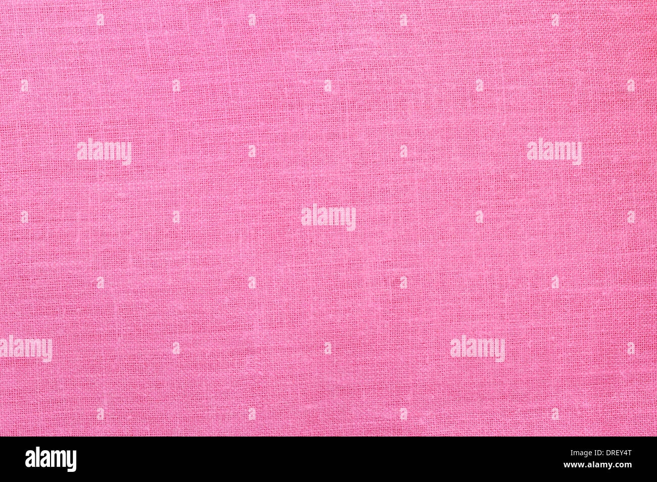 Vuoto rosa tessuto di lino sfondo. In lino naturale di superficie. Abbondanza di spazio copia. Foto Stock