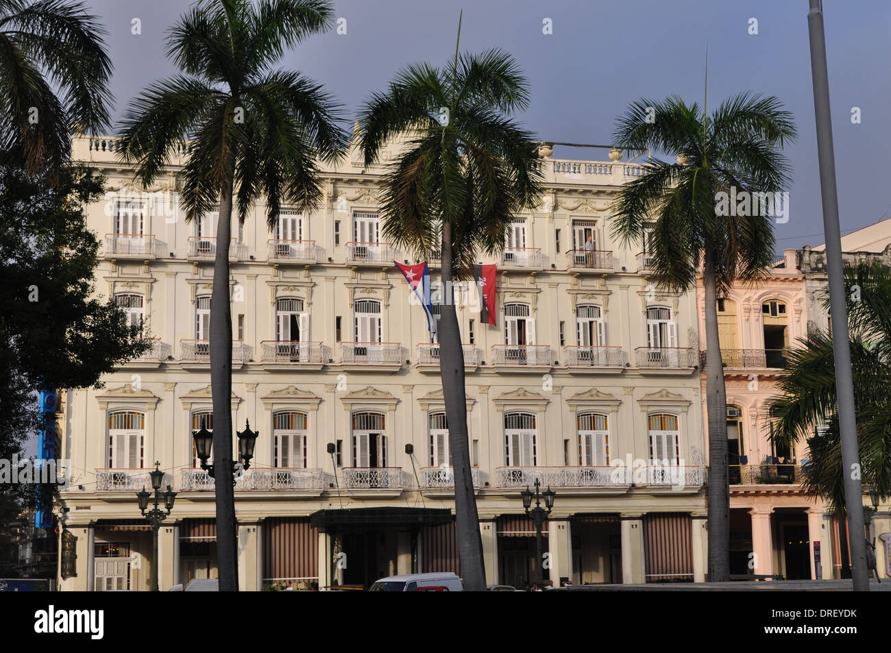 L'Avana, Cuba: l'Hotel Inglaterra è uno degli alberghi del centro della città. Foto Stock