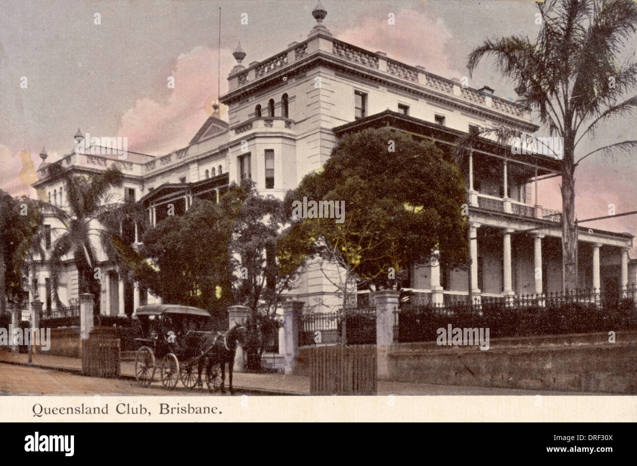 Club del Queensland, Brisbane Foto Stock