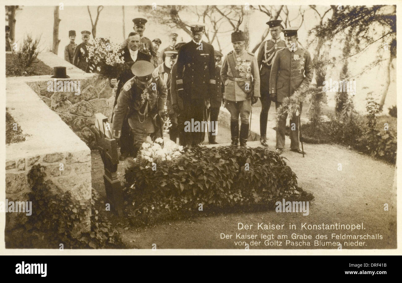 Il Kaiser Guglielmo II di Costantinopoli (1/2) Foto Stock