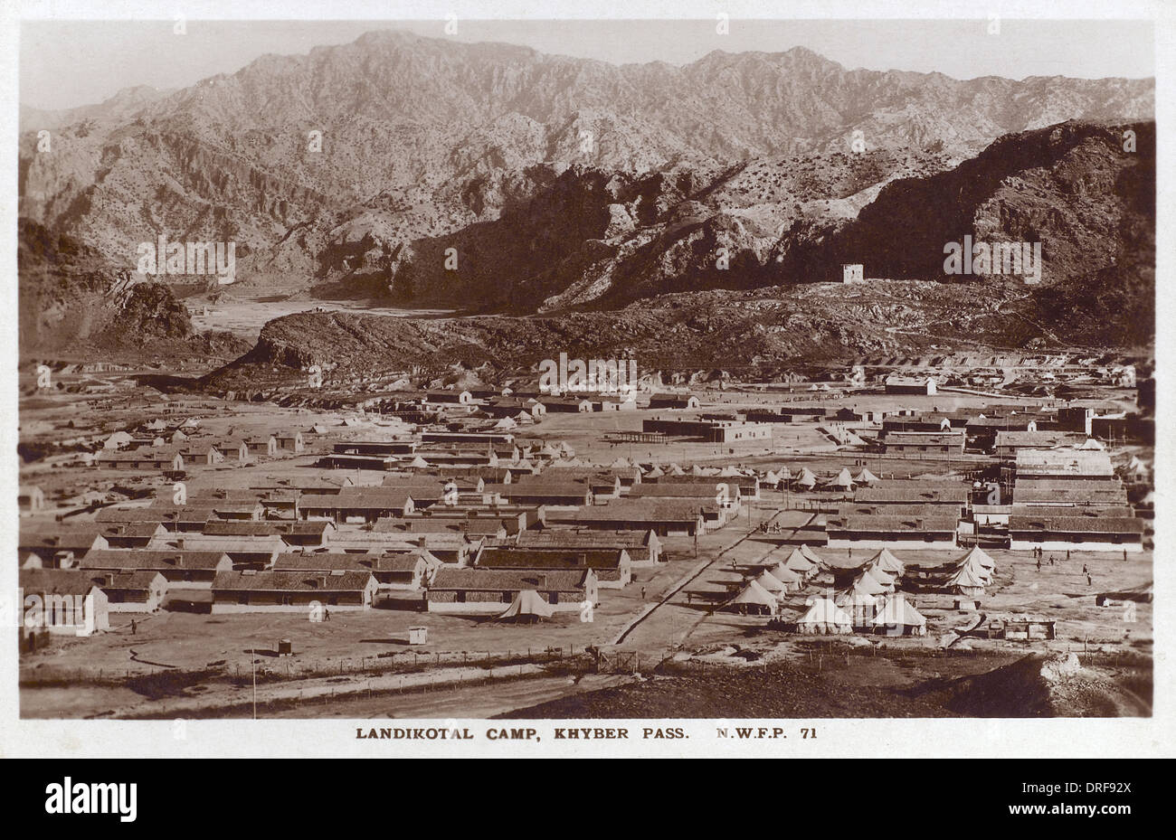 Landi Kotal Pass - Khyber Pass Foto Stock