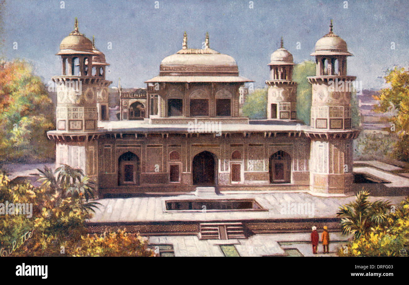 Itmad-ud-Daula la tomba - Agra, India Foto Stock