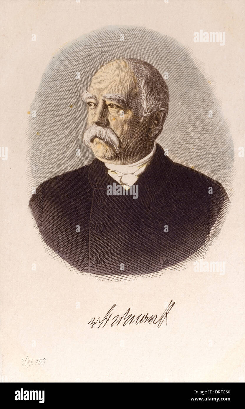 Bismarck - statista prussiano Foto Stock