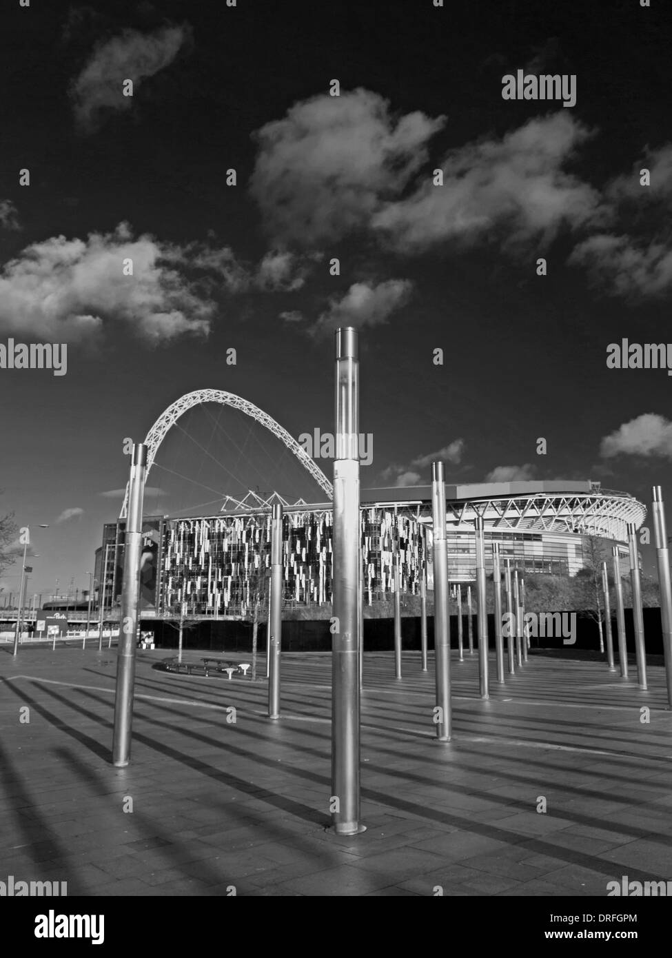 Vista dallo stadio di Wembley, London Borough of Brent, London, England, Regno Unito Foto Stock