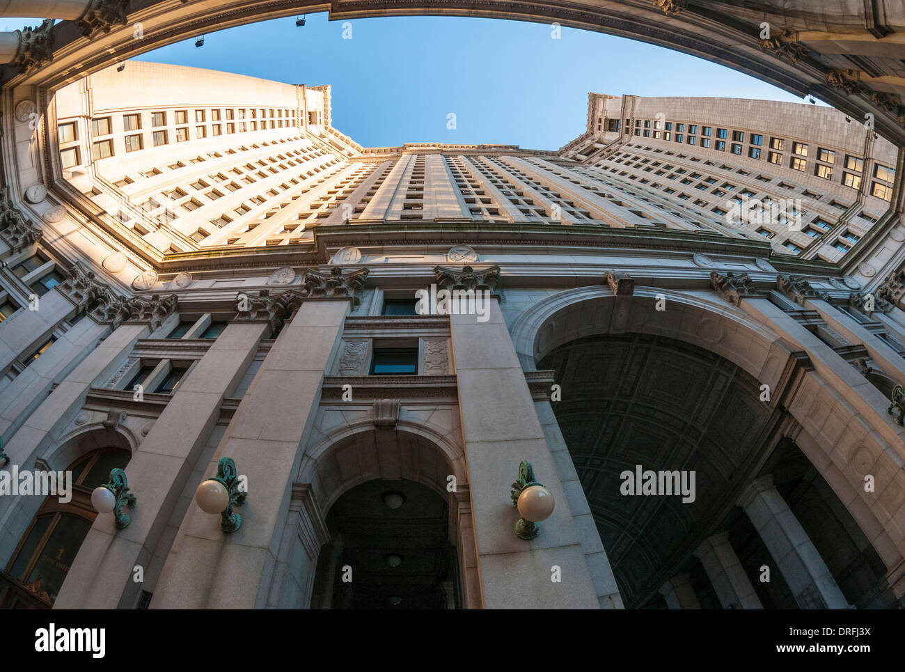 New York, NY - 24 Gennaio 2014 - Il Manhattan Palazzo Comunale, a 1 Centre Street nella città di New York Foto Stock
