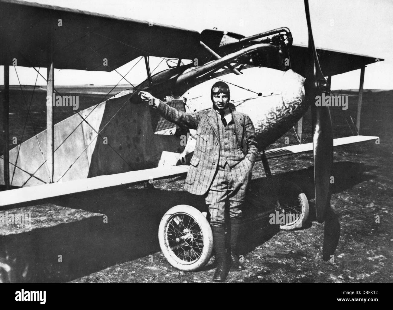 Anton Fokker, aviatore olandese e produttore di aeromobili, WW1 Foto Stock