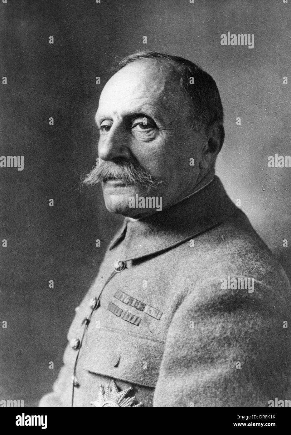 Il Maresciallo Foch, generale dell'esercito francese durante il WW1 Foto Stock