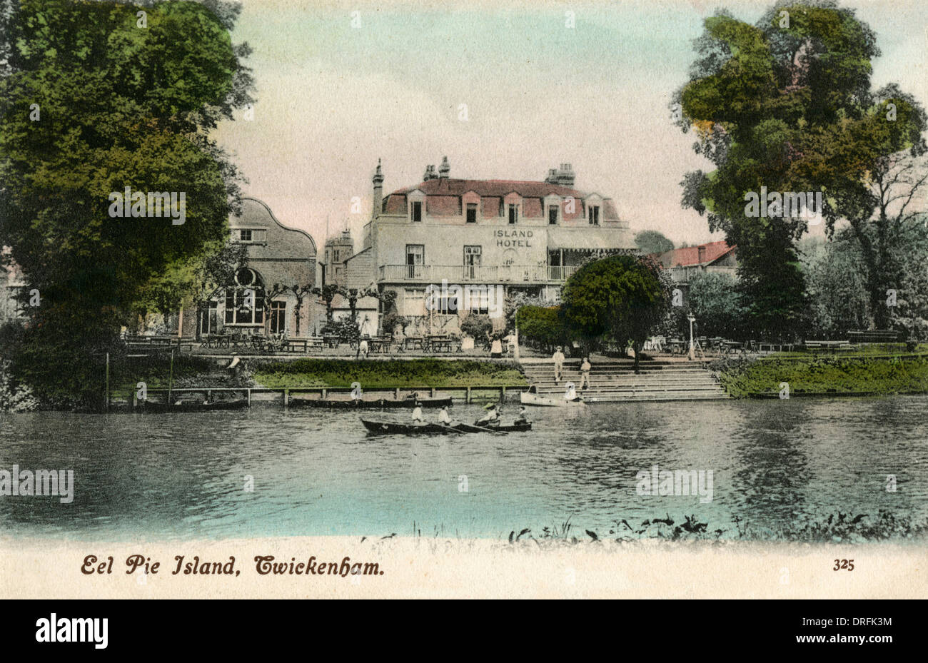 Eel Pie Island, Twickenham, SW London Foto Stock