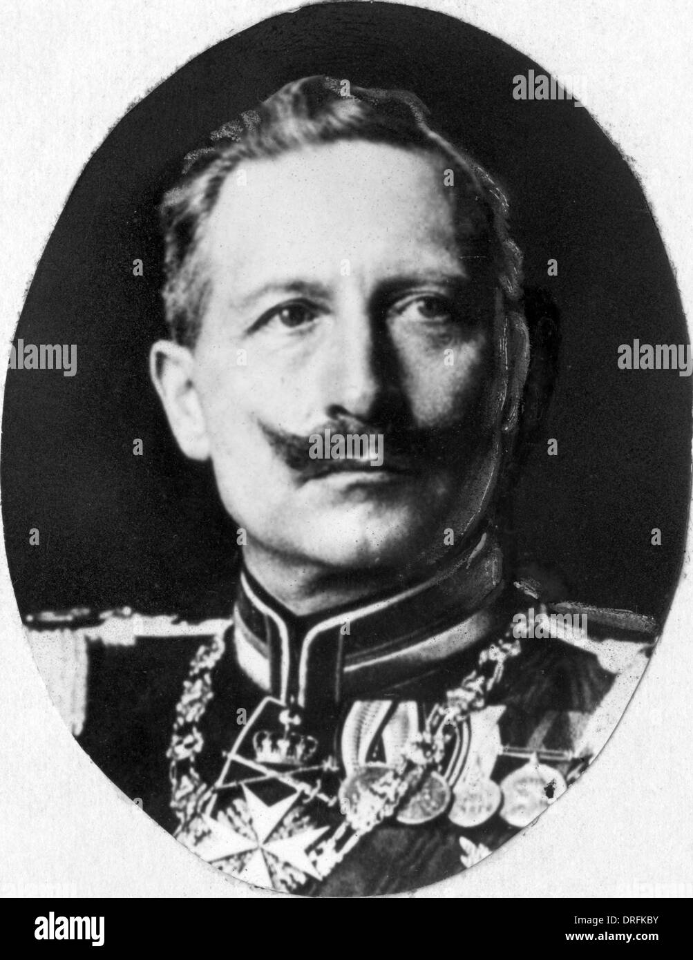Il Kaiser Guglielmo II, Imperatore di Germania Foto Stock
