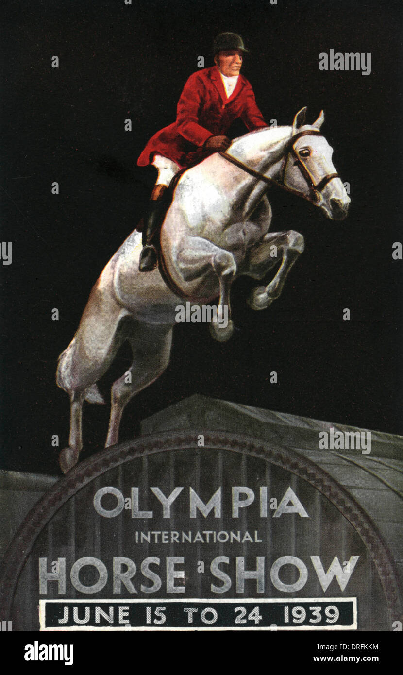 International Horse Show, Olympia, Londra Foto Stock