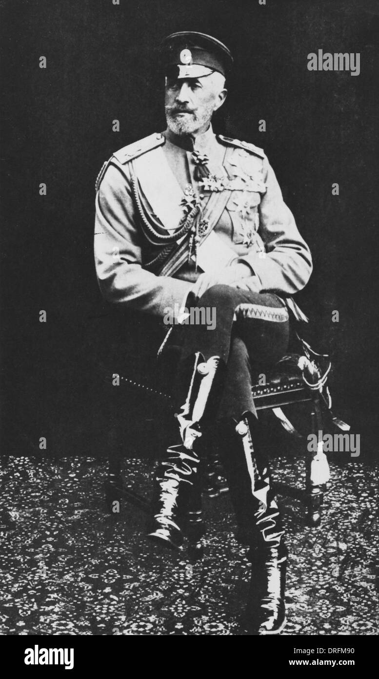 Il Granduca Nicholas Nikolaevich della Russia Foto Stock