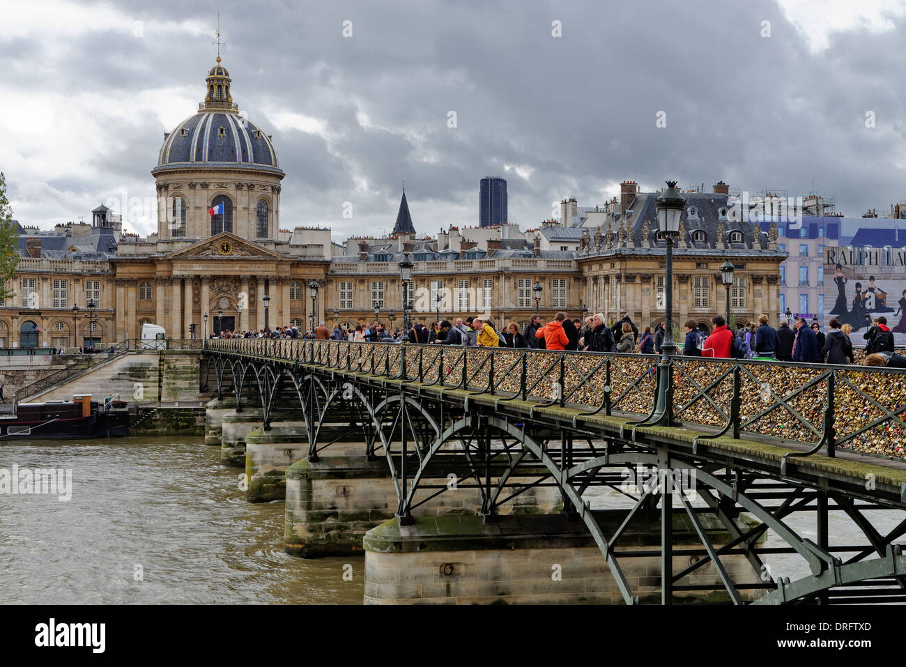 Pont des Arts Parigi Foto Stock