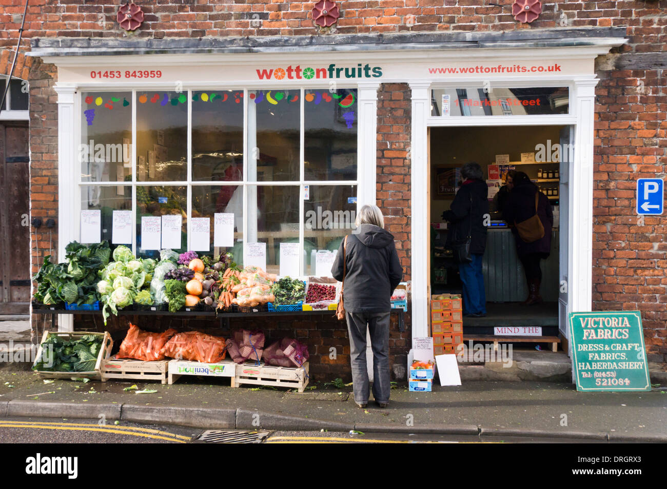 Wotton-under-Edge per un mercato comune in Inghilterra GLOUCESTERSHIRE REGNO UNITO Foto Stock