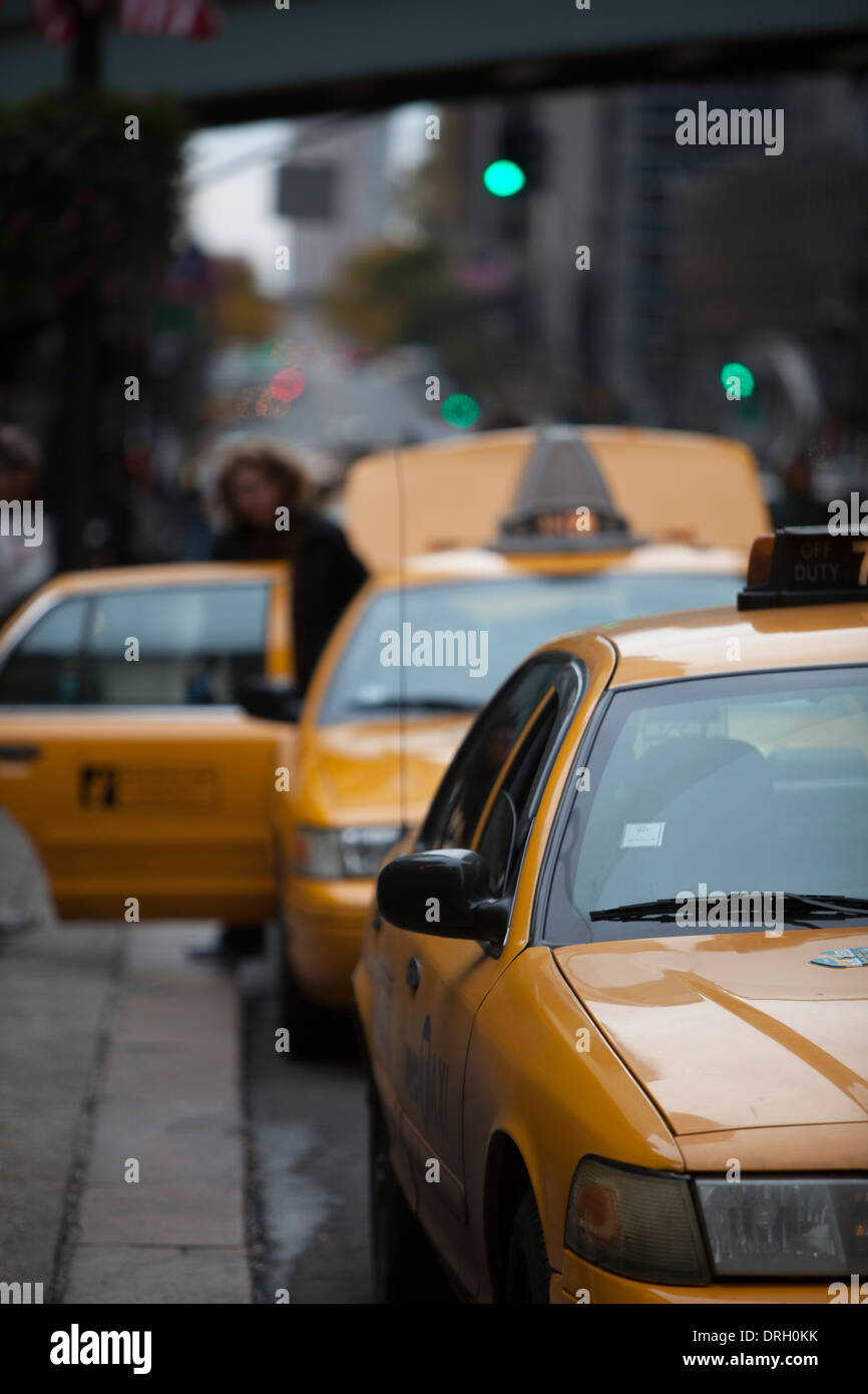 New York City taxi. Foto Stock