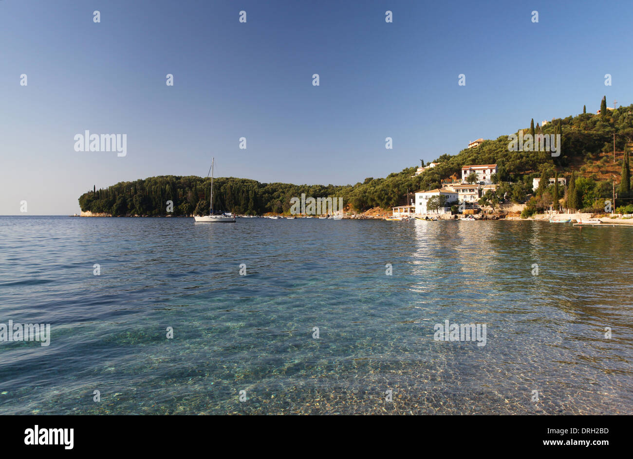 L'isola greca di Corfù Foto Stock